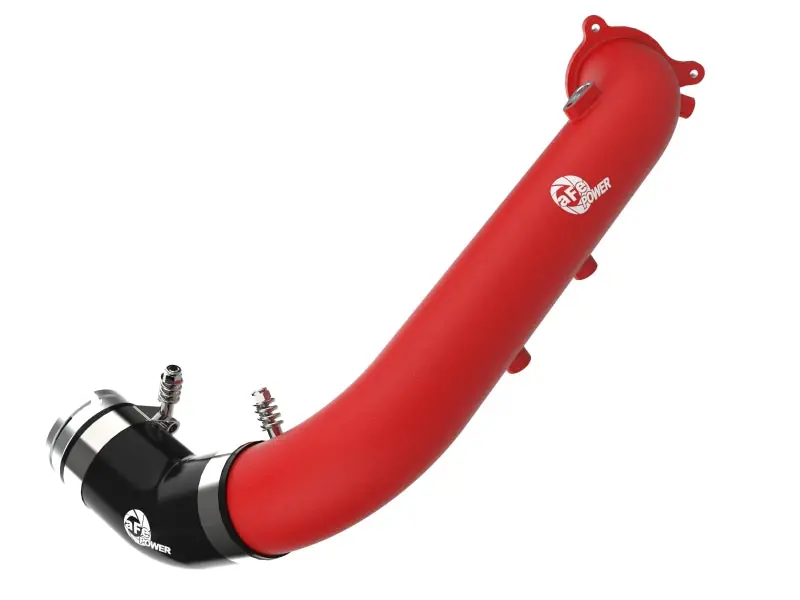Brand New aFe BladeRunner Red 2-3/4in Aluminum Charge Pipe 2021 Toyota Supra GR (A90) I4-2.0L (t) B48