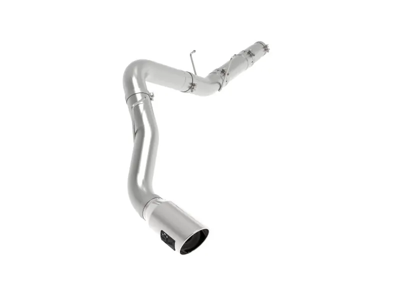 aFe ATLAS 5in DPF-Back Alum Steel Exhaust System w/Polished Tip 19-20 Ram Diesel Trucks L6-6.7L (td) Mega Sale