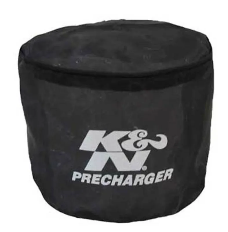 K&N Universal PreCharger Round Straight Air Filter Wrap Black Free Shipping