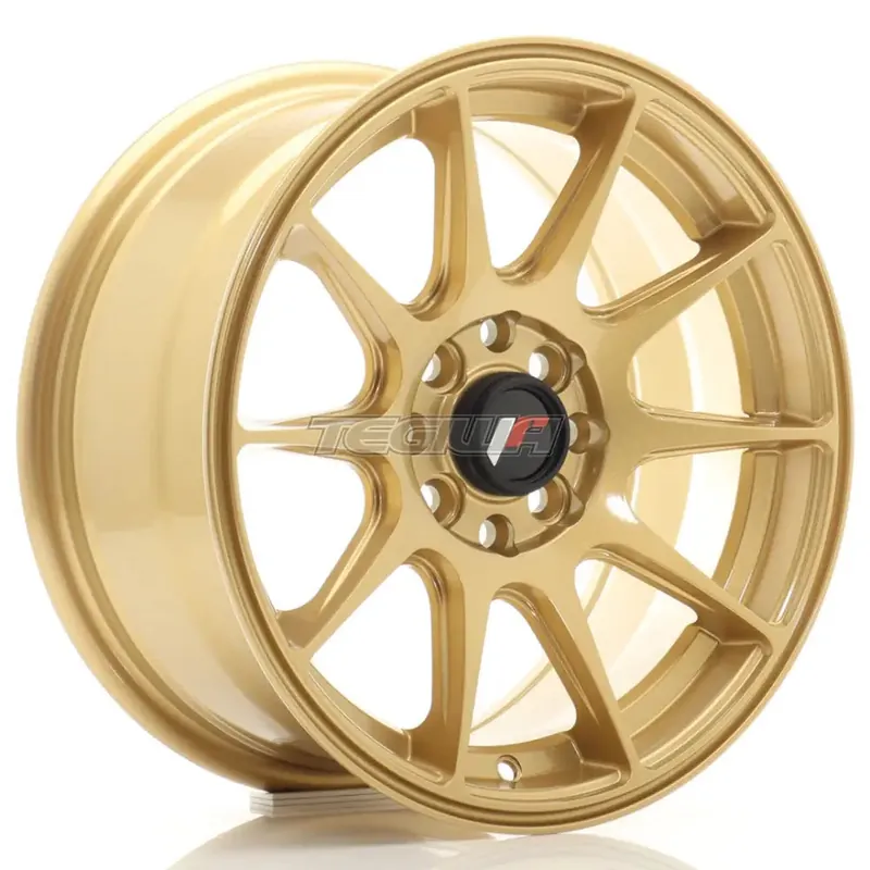 Viral Japan Racing JR11 Alloy Wheel 15x7 ET30 4x100/108 Gold