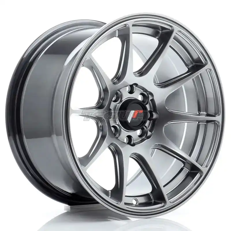Japan Racing JR11 Alloy Wheel 15x8 ET25 4x100/108 Hyper Black Brand New