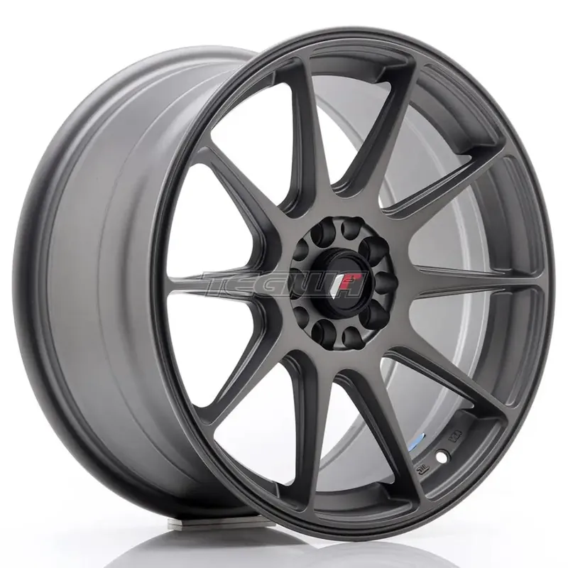 Japan Racing JR11 Alloy Wheel 17x8.25 ET35 5x112/114.3 Matt Gun Metal Free Shipping