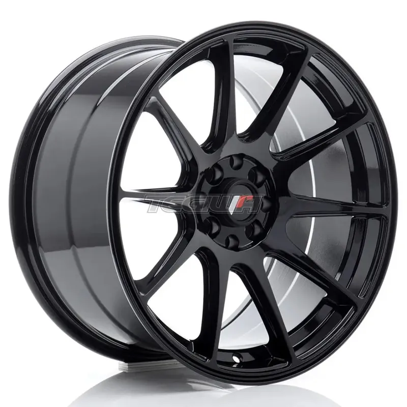 Japan Racing JR11 Alloy Wheel 17x9 ET25 4x100/108 Gloss Black Limited Edition
