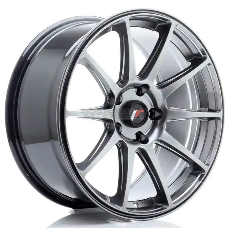 Japan Racing JR11 Alloy Wheel 18x8.5 ET35 5x100 Hyper Black Fast Shipping