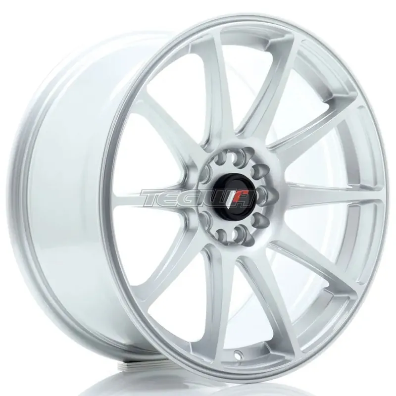Free Returns Japan Racing JR11 Alloy Wheel 18x8.5 ET40 5x112/114 Hyper Silver