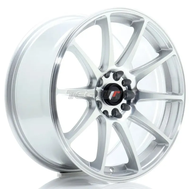 Hassle-Free Returns Japan Racing JR11 Alloy Wheel 18x8.5 ET40 5x112/114 Silver Machined Fa