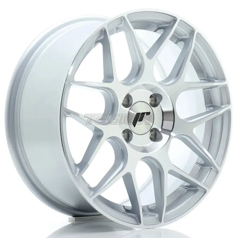 Seasonal Sale Japan Racing JR18 Alloy Wheel 16x7 ET25 4x108 Silver Machined Face