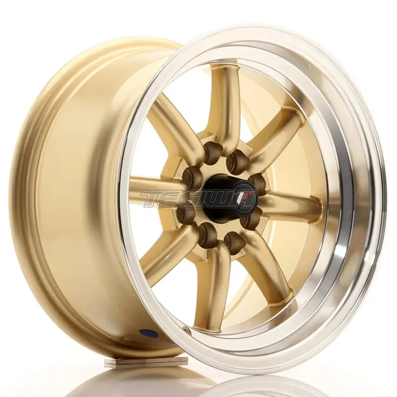 Brand New Japan Racing JR19 Alloy Wheel 15x8 ET0 4x100/114 Gold