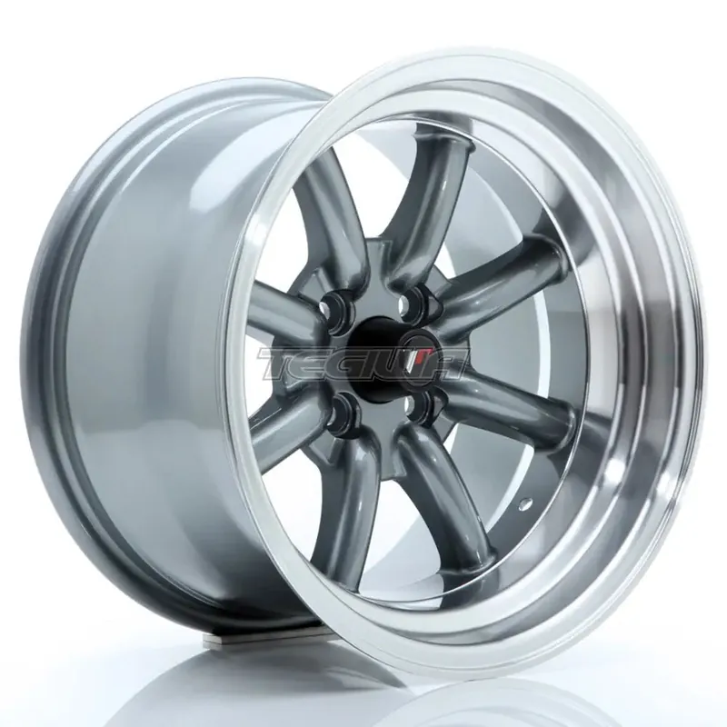 Seasonal Sale Japan Racing JR19 Alloy Wheel 15x9 ET-13 4x100 Gun Metal