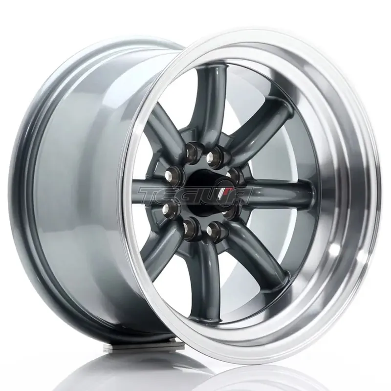 Japan Racing JR19 Alloy Wheel 15x9 ET-13 4x100/108 Gun Metal Fast Shipping