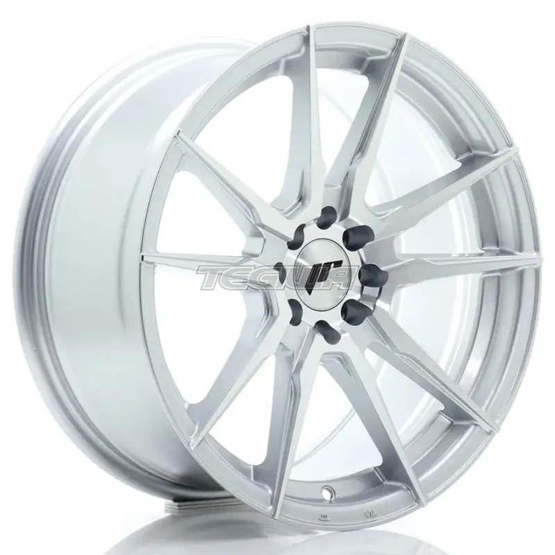 Japan Racing JR21 Alloy Wheel 17x8 ET35 4x100/114 Silver Machined Money Back Guarantee