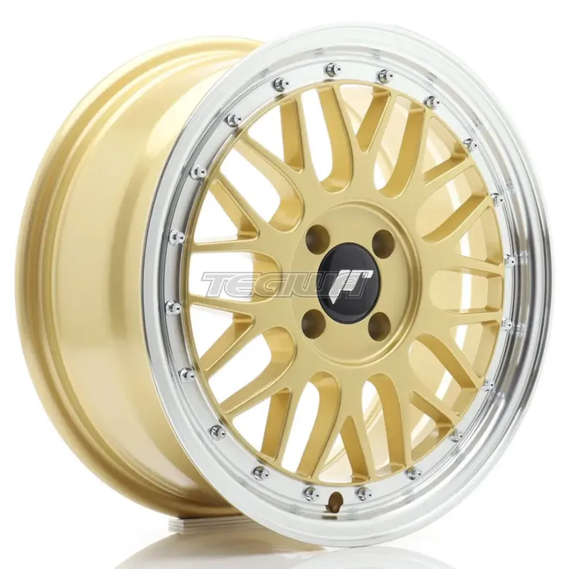 Japan Racing JR23 Alloy Wheel 16x7 ET40 4x100 Gold With Machined Lip Final Sale