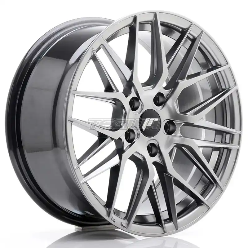 Super Sale Japan Racing JR28 Alloy Wheel 17x8 ET40 5x108 Hyper Black