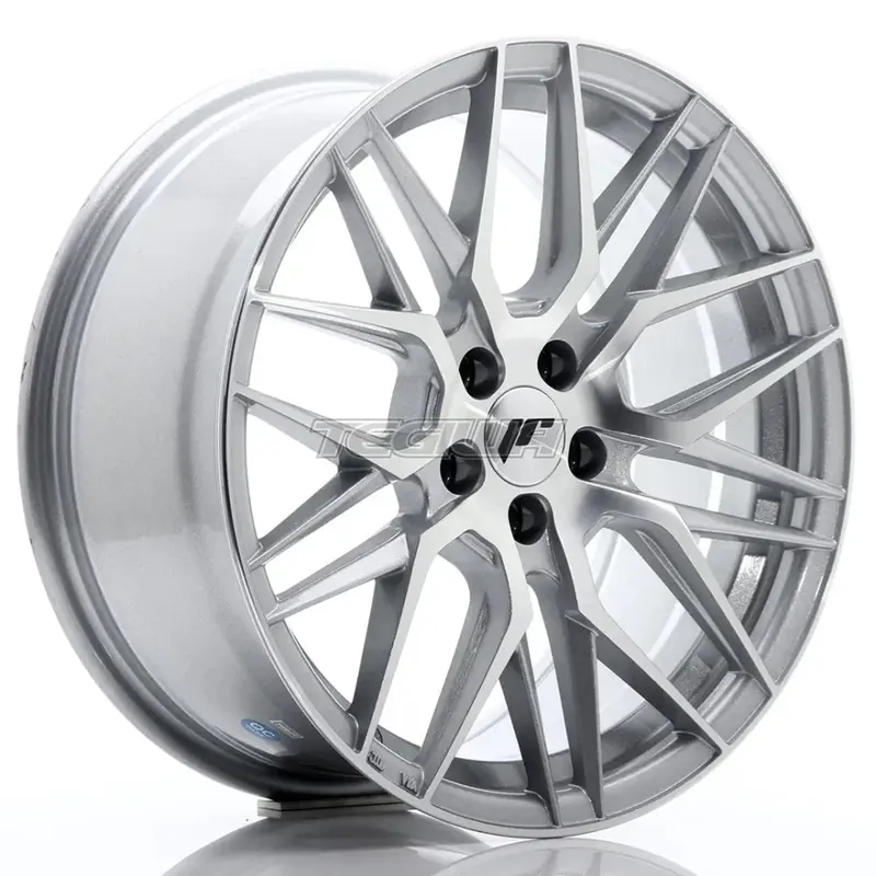 Japan Racing JR28 Alloy Wheel 17x8 ET40 5x112 Silver Machined Face Fan Favorite