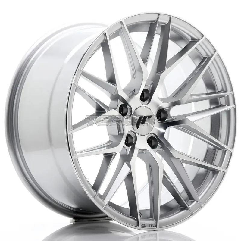 Instant Buy Japan Racing JR28 Alloy Wheel 18x9.5 ET35 5x120 Silver Machined Face