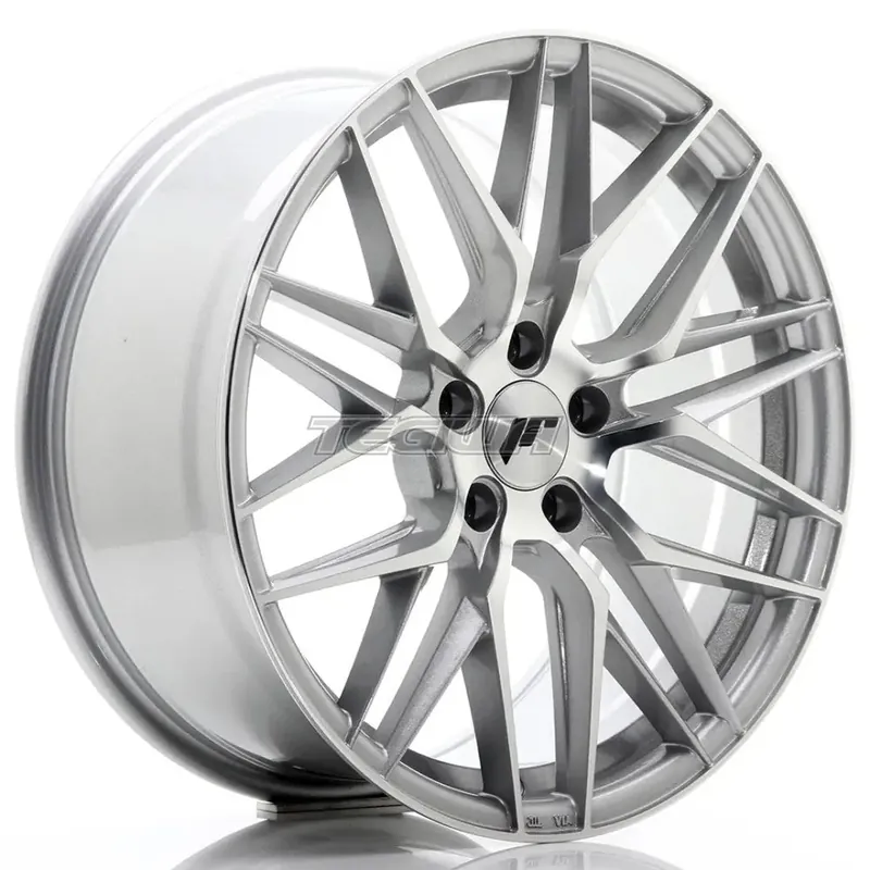 Direct From Factory Japan Racing JR28 Alloy Wheel 18x8.5 ET40 5x112 Silver Machined Face