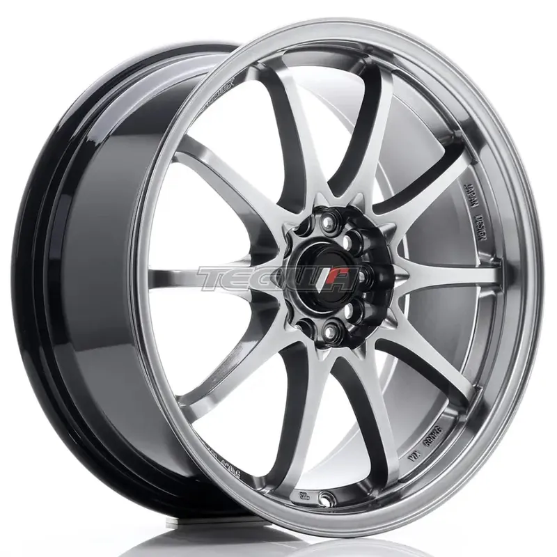 Japan Racing JR5 Alloy Wheel 18x8 ET35 5x100 Hyper Black Genuine