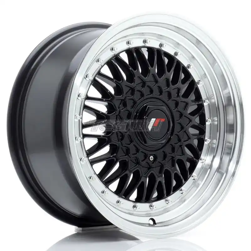 Japan Racing JR9 Alloy Wheel 16x8 ET25 4x100/108 Gloss Black With Mach Super Sale
