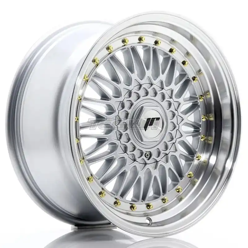 Instant Buy Japan Racing JR9 Alloy Wheel 17x8.5 ET35 5x108/112 Silver With Machine
