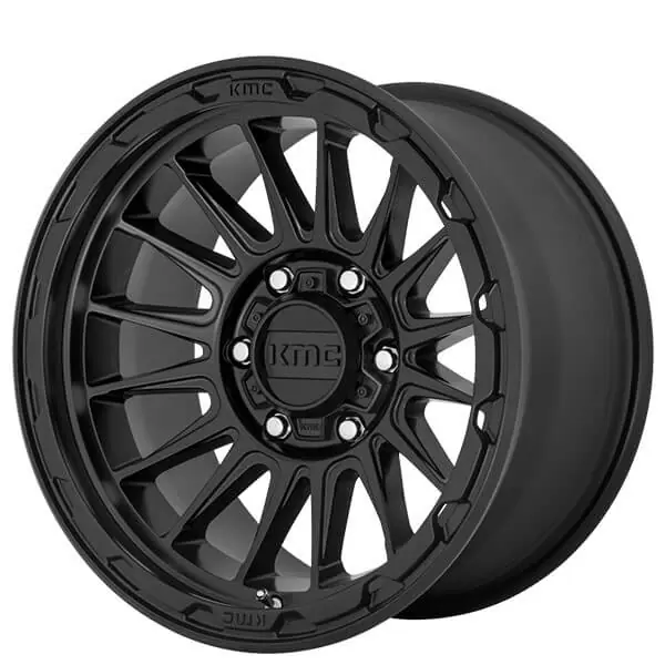 Popular 16" KMC Wheels KM542 Impact Satin Black Crossover Rims