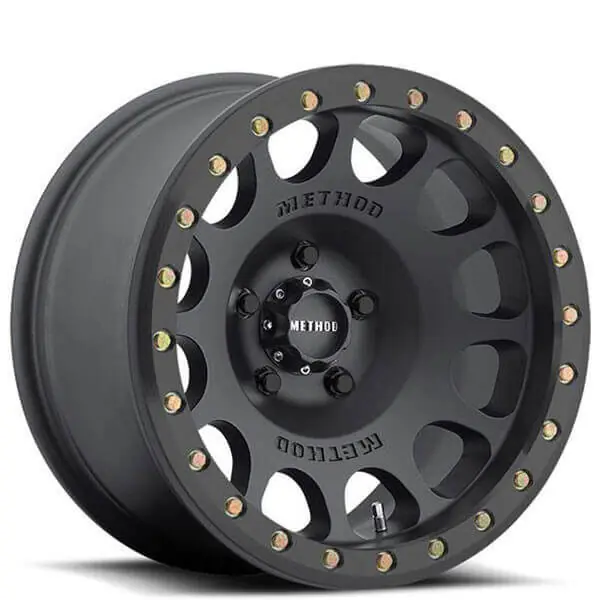 17" Method Wheels 105 Beadlock Matte Black Crossover Rims Limited Edition