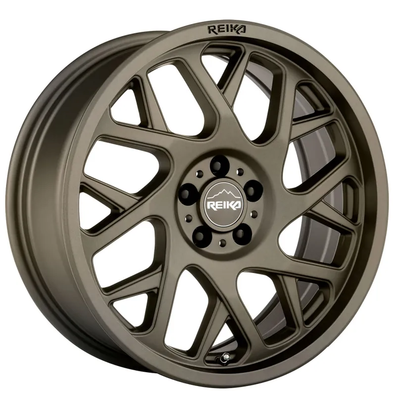 Low Price 17" Reika Wheels Detour R25 Bronze Flow Formed Crossover Rims