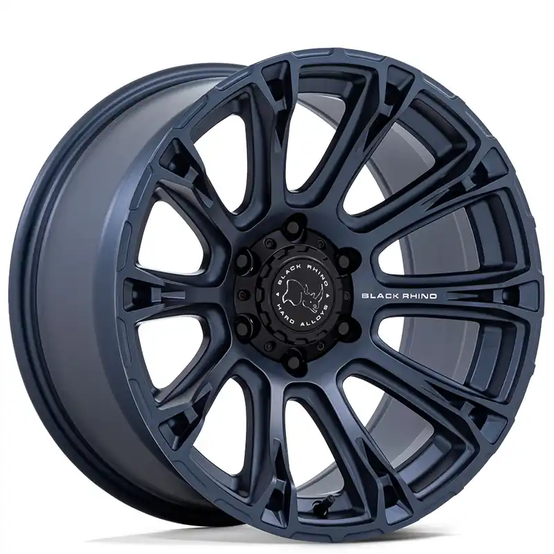 Luxury 20" Black Rhino Wheels Diamondback BR020 Metallic Blue Crossover Rims