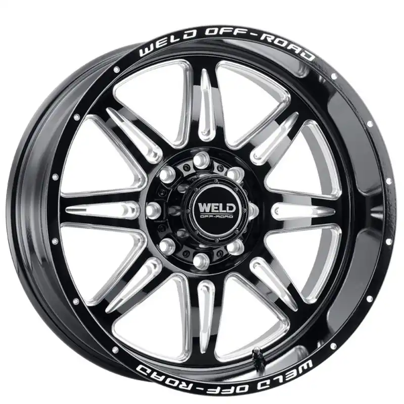 Big Sale 20" Weld Off-Road Wheels Cheyenne W132 Gloss Black Milled Rotary Forged Crossover Rims
