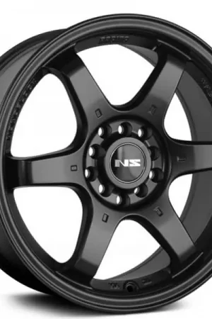 15" NS Wheels Tuner NS1507 Black Rims Limited Edition