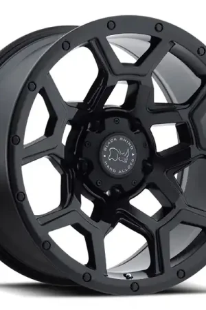 17" Black Rhino Wheels Overland Matte Black Rims Affordable