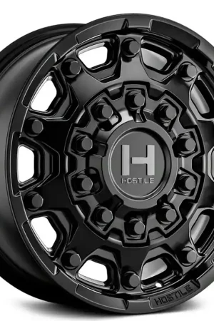 Secure Checkout 17" Hostile Wheels H134 Condor Satin Black Rims