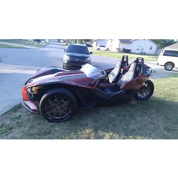 20" Ferrada Wheels FR2 Matte Bronze with Gloss Black Lip Polaris Slingshot / 3-Wheeler Rims Limited Time