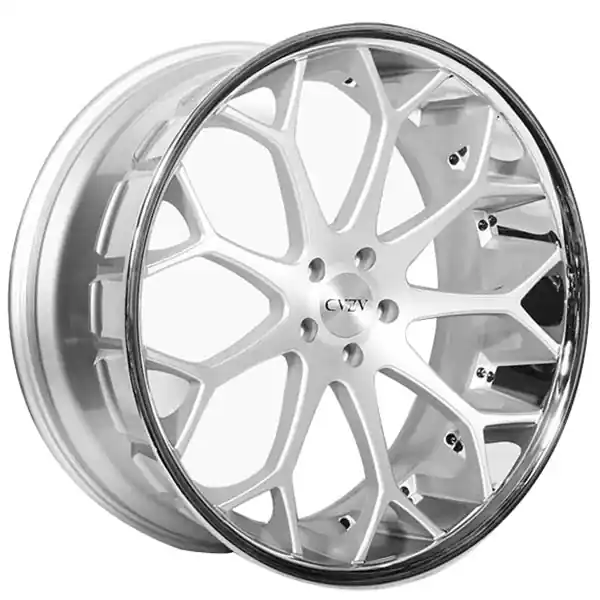 Original 20" Azad Wheels AZ99 Silver with Chrome SS Lip Polaris Slingshot / 3-Wheeler Rims