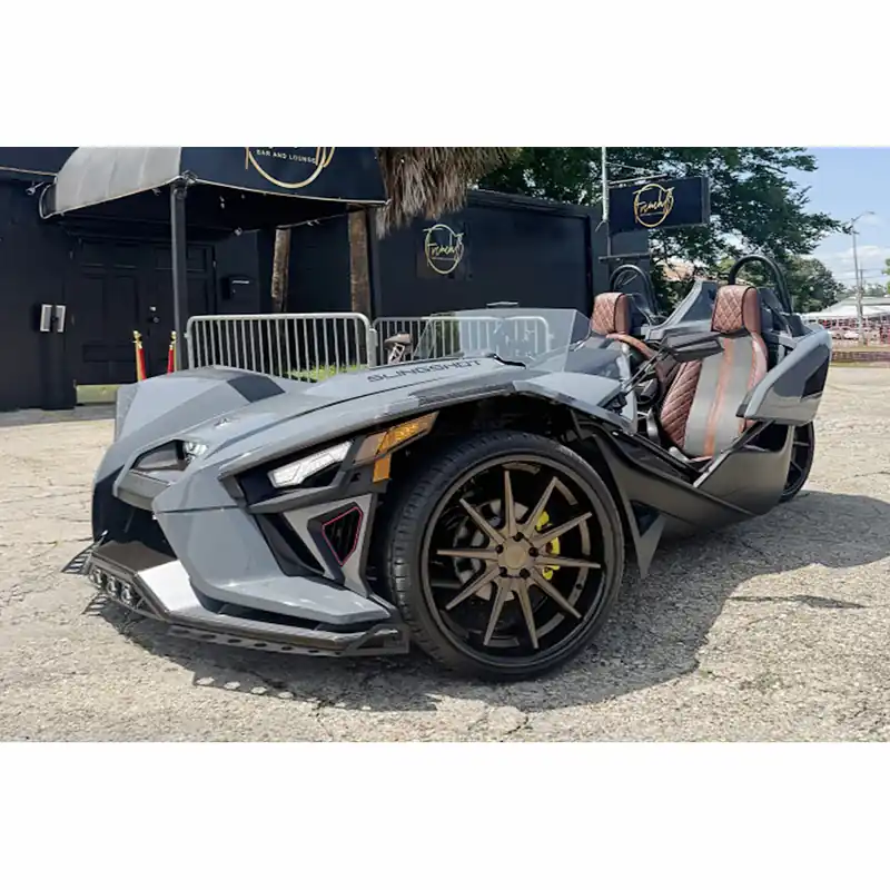 Today Only 20" Ferrada Wheels FR4 Matte Bronze with Gloss Black Lip Polaris Slingshot / 3-Wheeler Rims