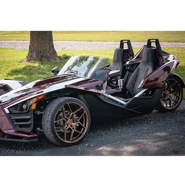 Premium 22" Rohana Wheels RFX11 Brushed Bronze Polaris Slingshot / 3-Wheeler Rims