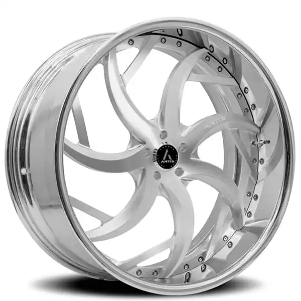 Professional Grade 22/24" Artis Forged Wheels Sincity Brushed Polaris Slingshot / 3-Wheeler Rims