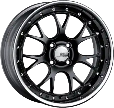 Trusted Brand SSR Professor MS3R 5x115 17X7.5 30 SL Disk Flat Black