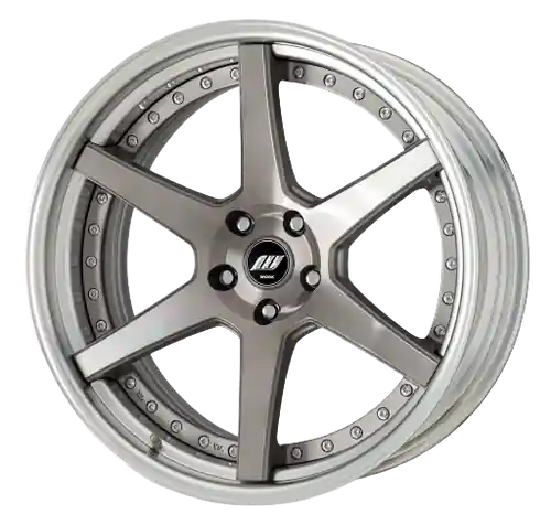 Work Zeast St1 5x120 21x9.5+38 H Disk Transparent Grey Polish Next Day Delivery