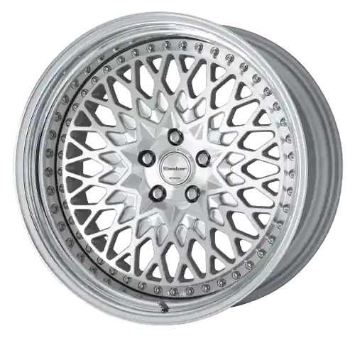Clearance Work Gran Seeker Ccx 5x112 20x8.5+32 O Disk Machined Silver Polish