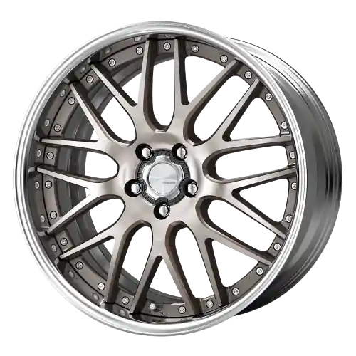 Limited Edition Work Lanvec Lm1 5x114.3 18x10+38 O Disk Trans Gray Polish