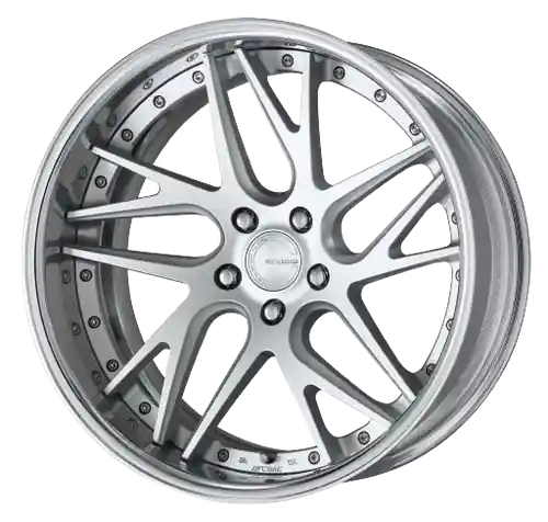 Work Gnosis Cvx 5x114.3 19x7.5+12 A Disk Matte Silver Free Delivery