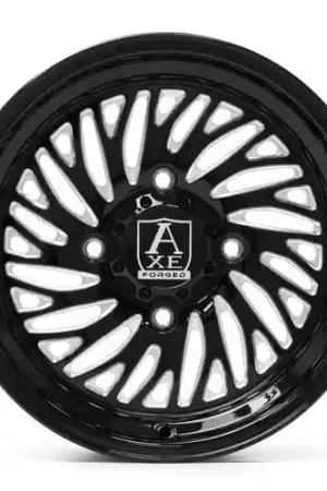 Axe AF10 UTV (right) 4x156 15X7 13 GLOSS BLACK MILLED Big Sale