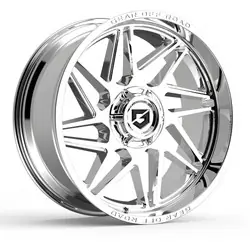 Gear Off Road 761C Ratio 8x165.1 20x10 -19 Chrome Plated with Lip Logo Flash Sale