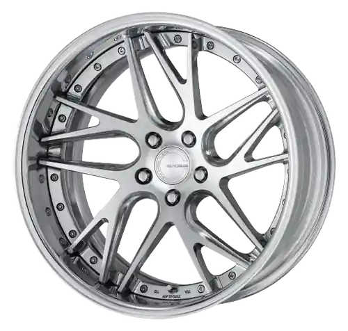 Work Gnosis Cvx 5x120.65 22x11.5+0 R Disk Composite Buffed And Brushed Brand New