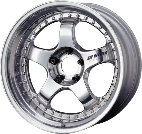 Work Meister S1 3P 5x112 19x9+24 T Disk Bright Buff Finish Crafted