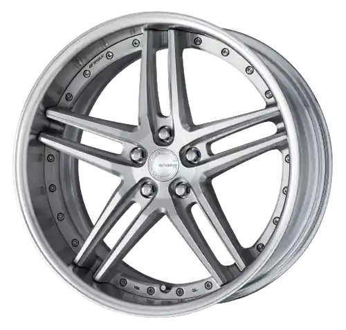 Direct From Manufacturer Work Gnosis Gr205 5x114.3 19x8.5+38 H Disk Brush Silver Clear