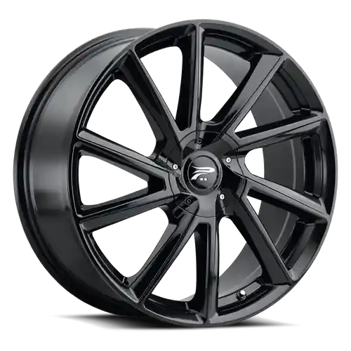 Popular Platinum 466BK Mystic 4X100/4X108 17x8 +40 Gloss Black
