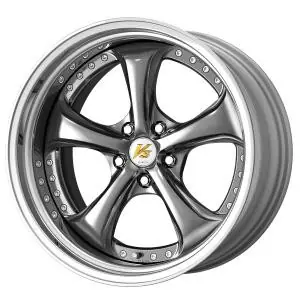 Work Wheels VS-KF 5x114.3 20x11+20 Brilliant Silver Black R Disk STEP RIM Exclusive