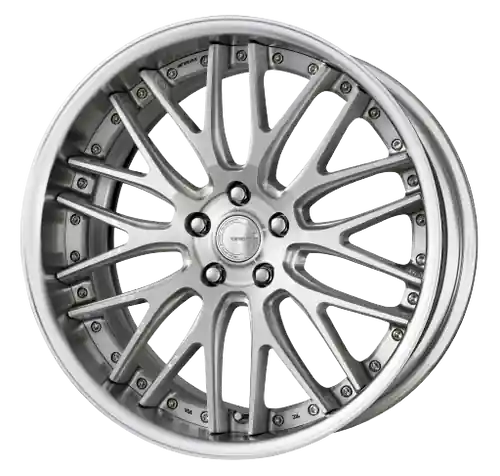 Modern Work Gnosis Gr204 5x115 19x10+0 A Disk Brush Silver Clear