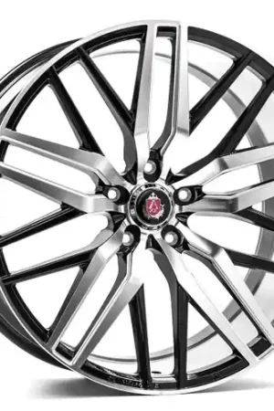New Release Axe EX30 5x108 22X10.5+25 BLACK AND POLISHED FACE